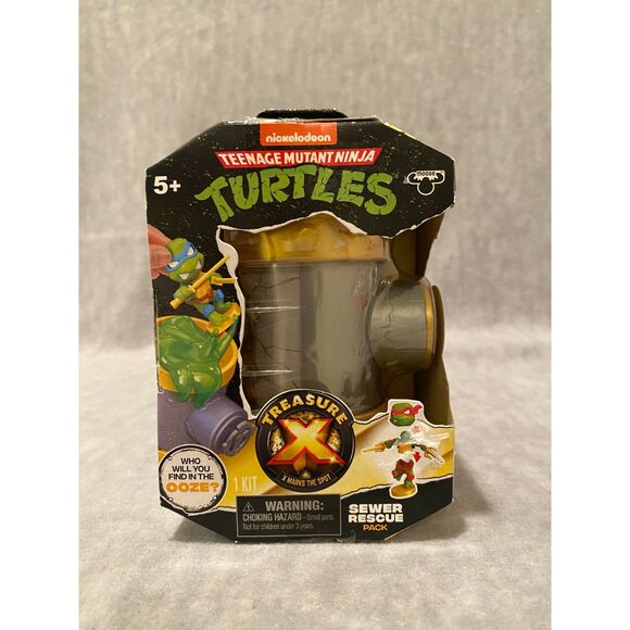 Teenage Mutant Ninja Turtles Treasure X Sewer Rescue Pack New in Box Nickelodeon - Picture 1 of 6